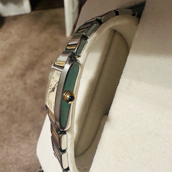 Two tone Cartier tank Francaise ladies - Picture 3 of 6